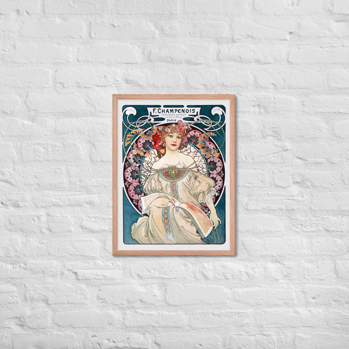 F. Champenois by Alphonse Maria Mucha