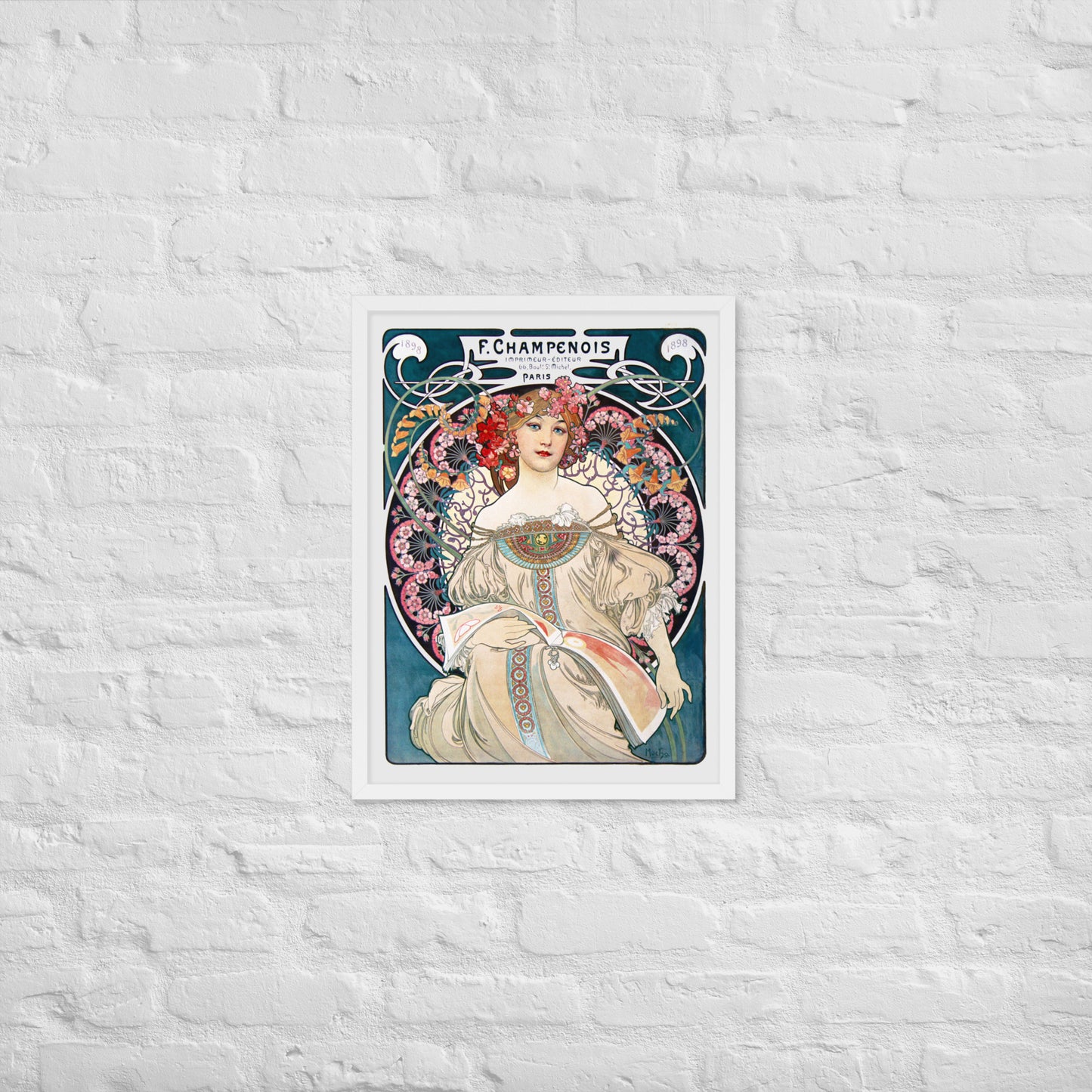 F. Champenois by Alphonse Maria Mucha