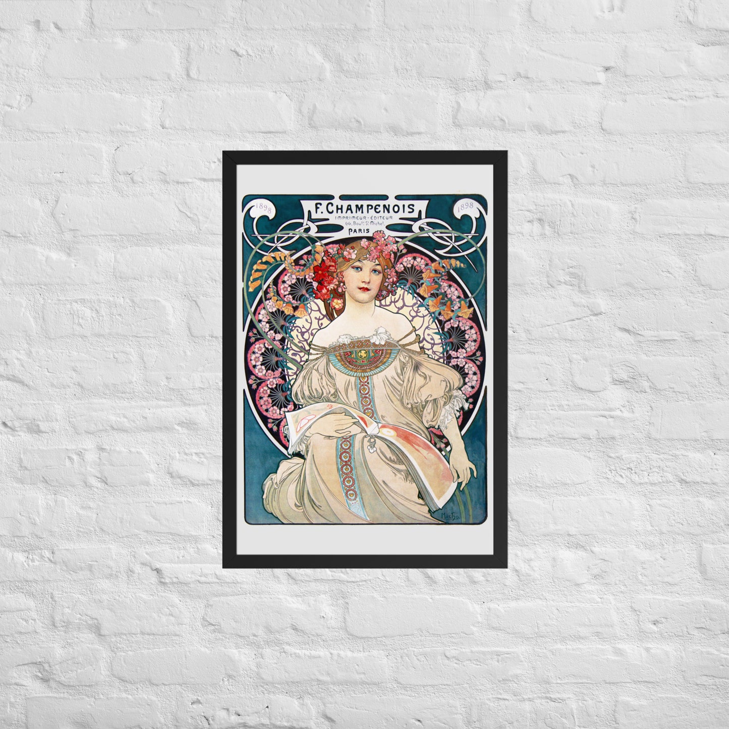 F. Champenois by Alphonse Maria Mucha