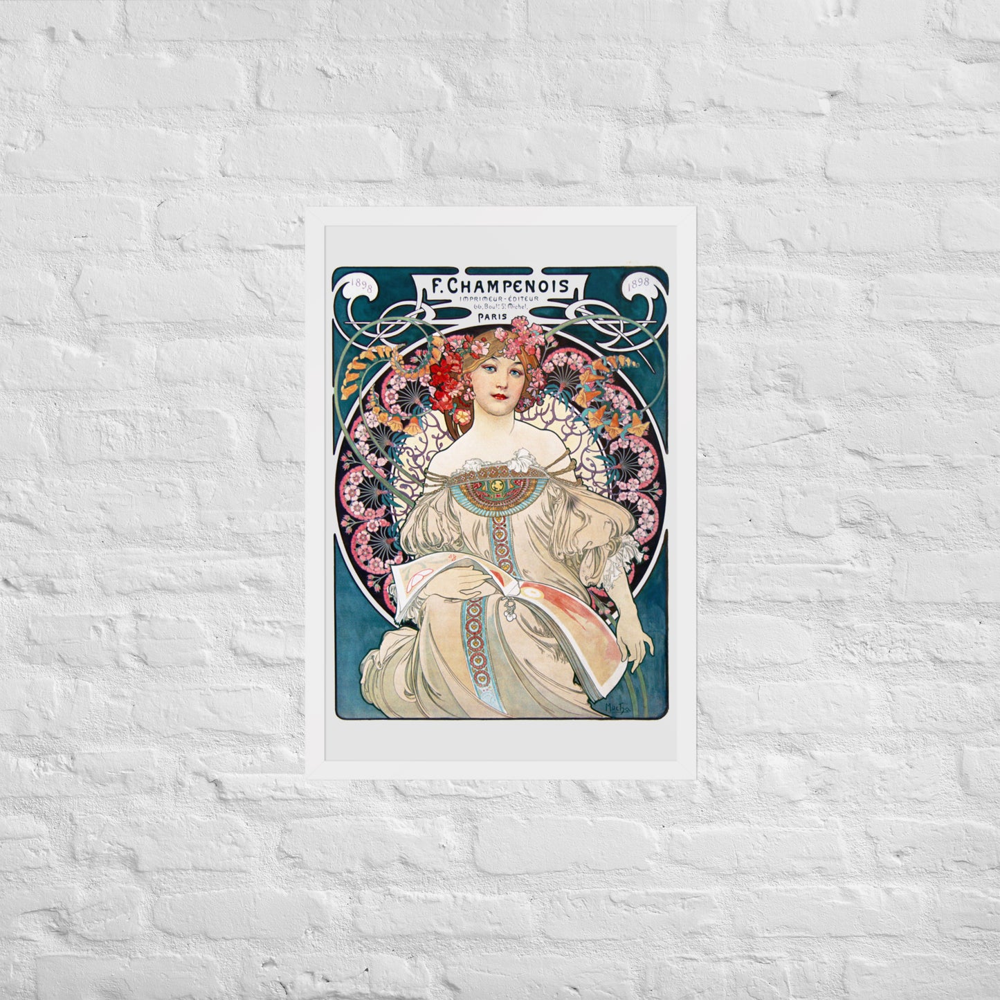 F. Champenois by Alphonse Maria Mucha