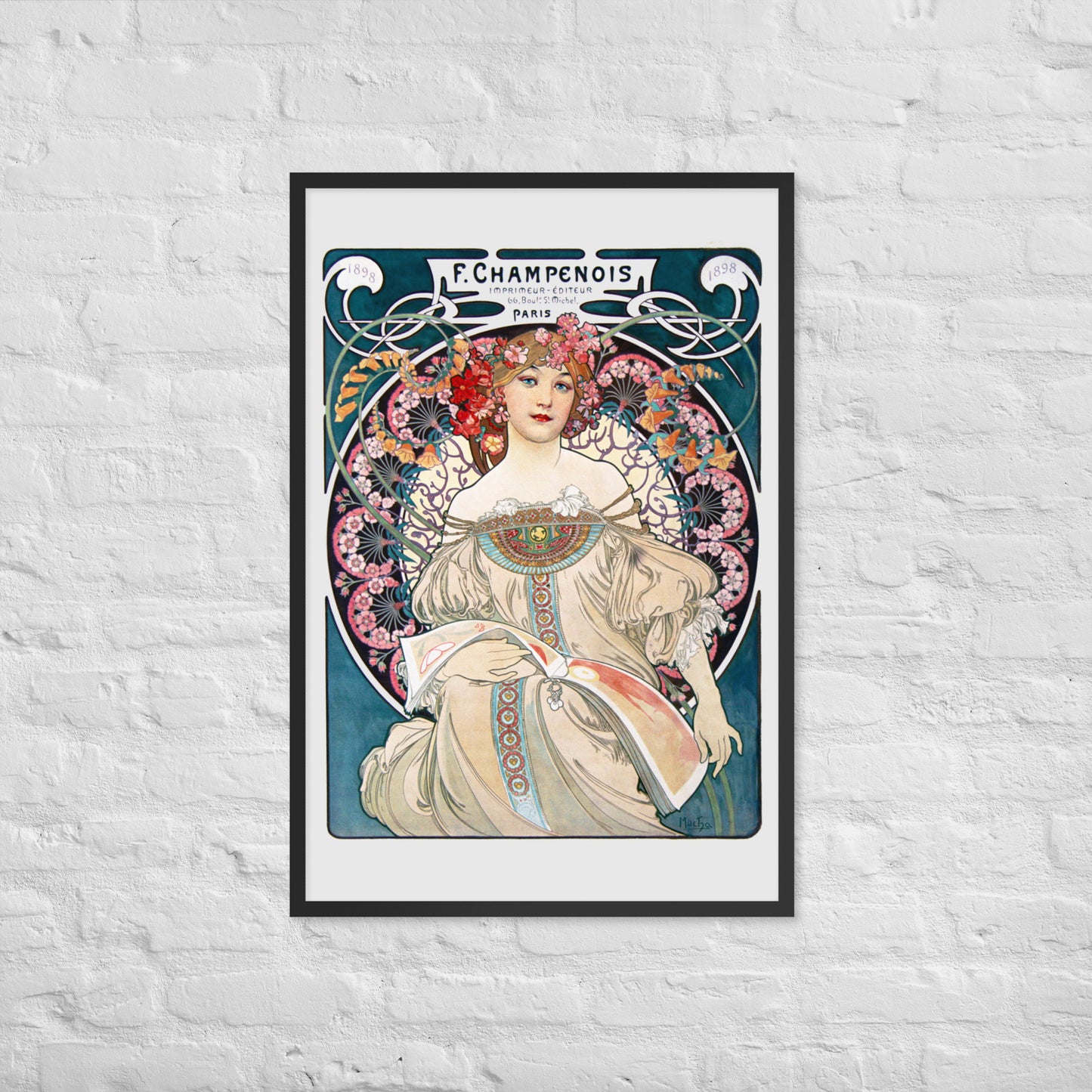 F. Champenois by Alphonse Maria Mucha