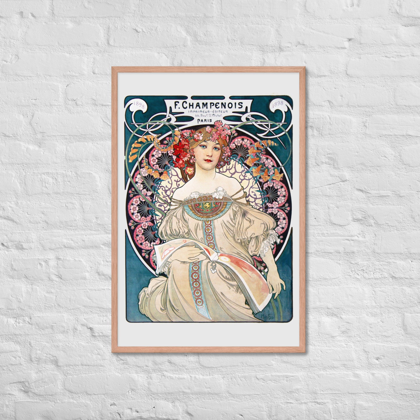 F. Champenois by Alphonse Maria Mucha