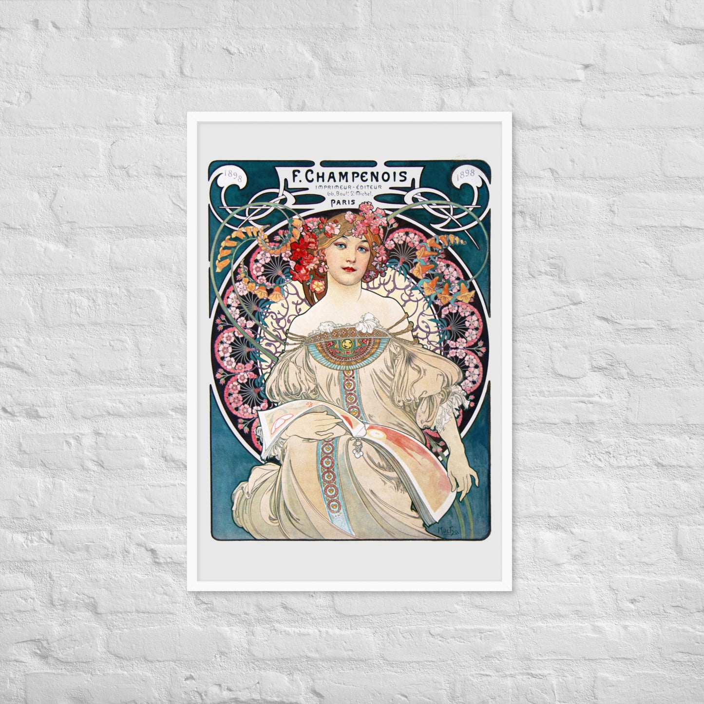 F. Champenois by Alphonse Maria Mucha