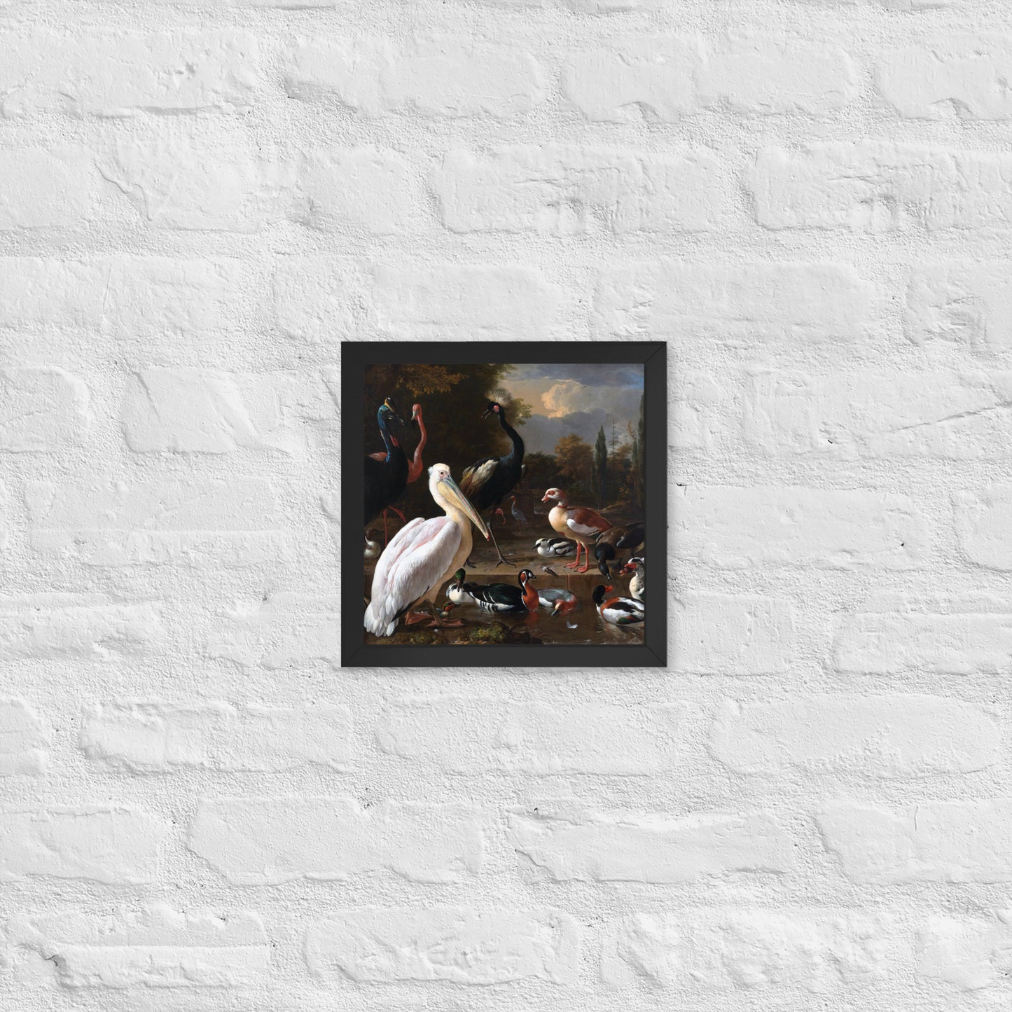 The Floating Feather by Melchior d' Hondecoeter