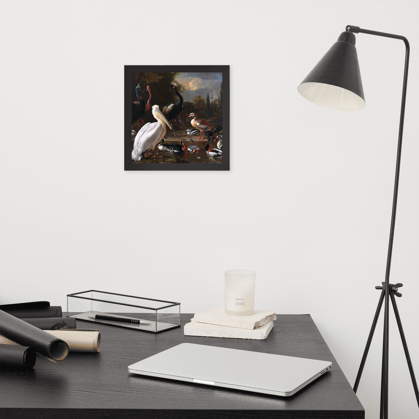 The Floating Feather by Melchior d' Hondecoeter