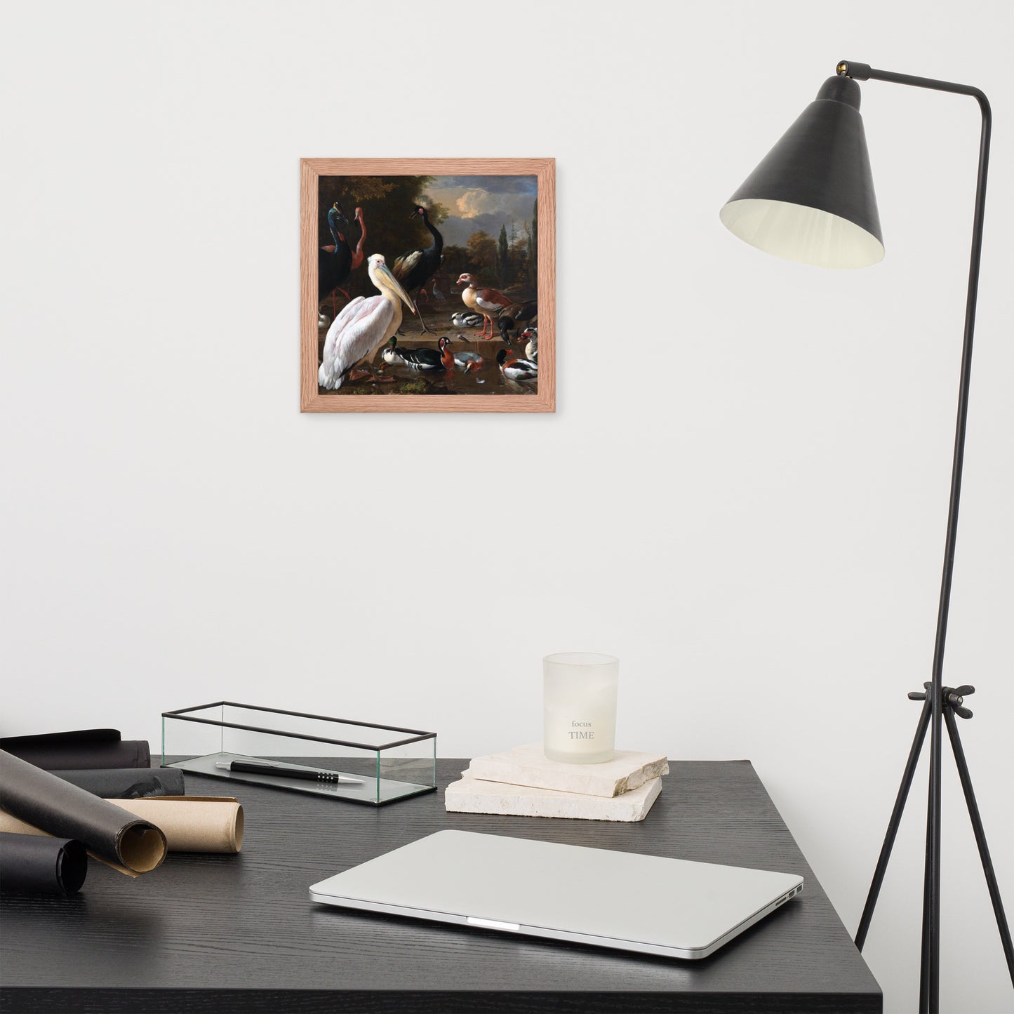 The Floating Feather by Melchior d' Hondecoeter