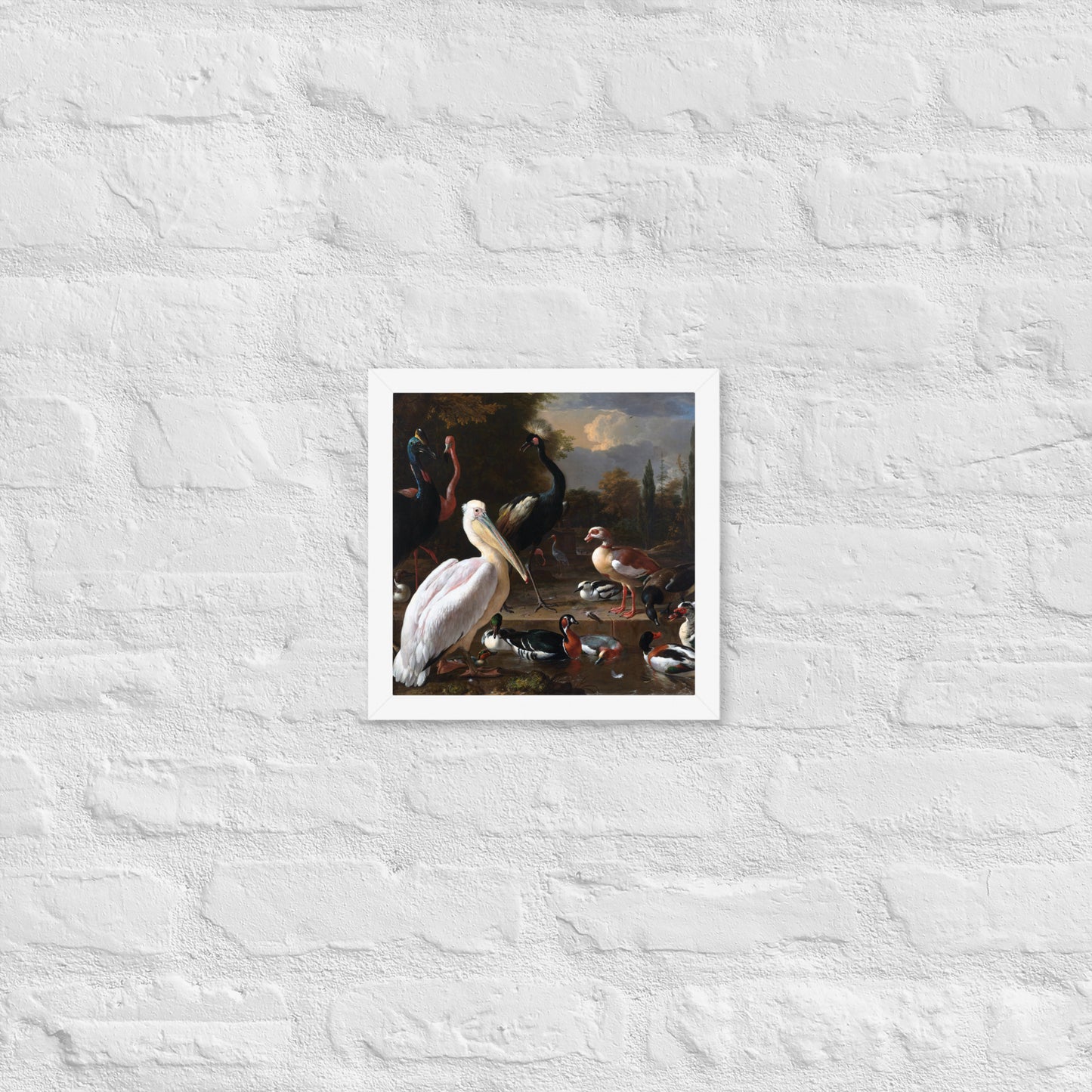 The Floating Feather by Melchior d' Hondecoeter