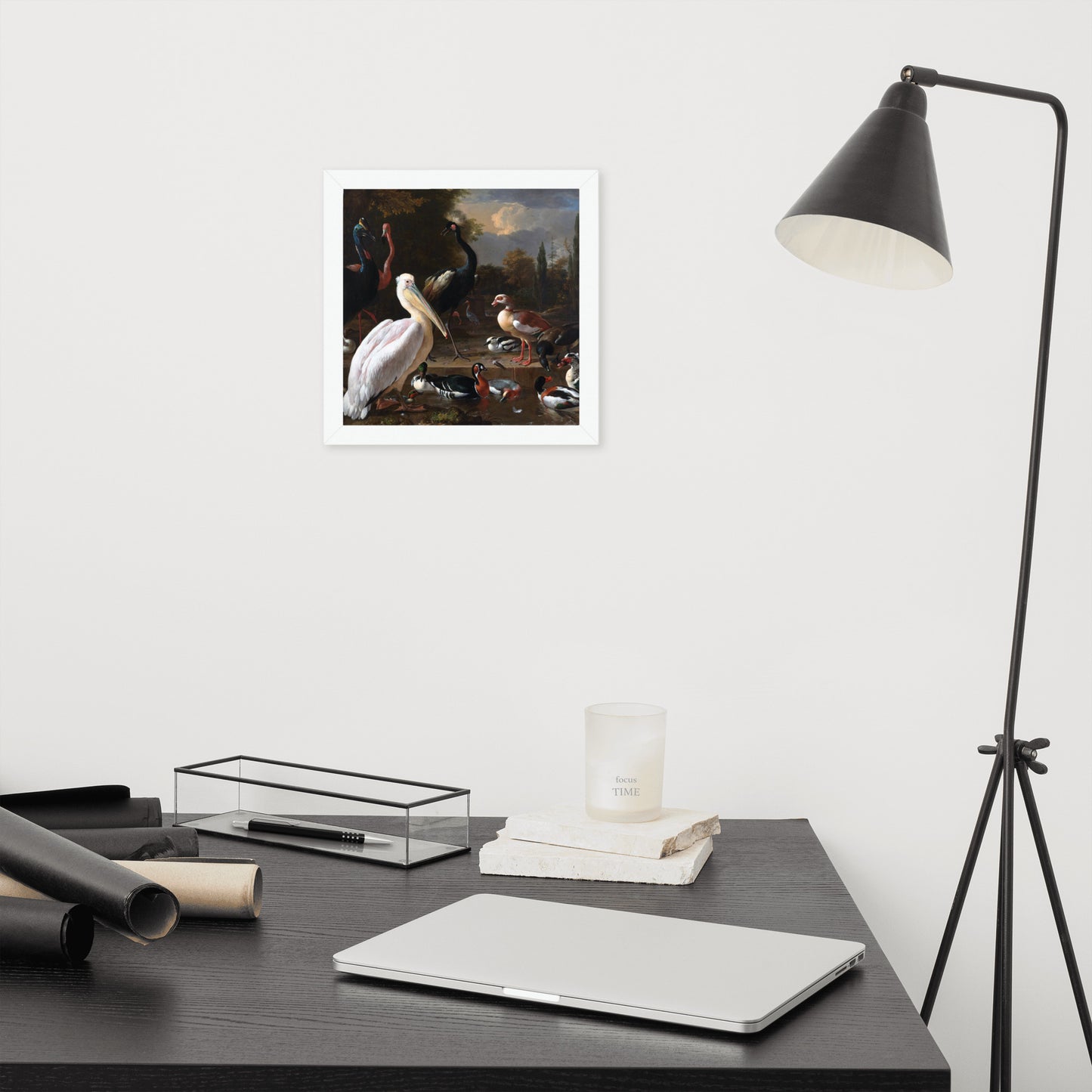 The Floating Feather by Melchior d' Hondecoeter