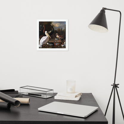 The Floating Feather by Melchior d' Hondecoeter