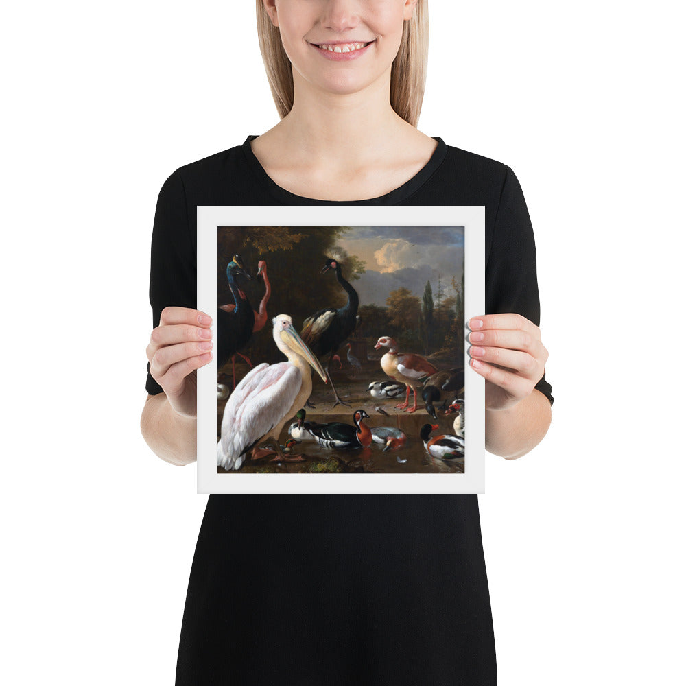 The Floating Feather by Melchior d' Hondecoeter