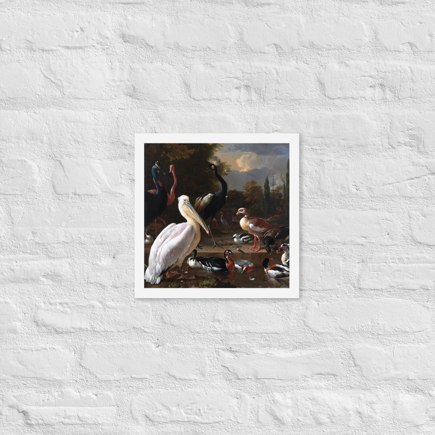 The Floating Feather by Melchior d' Hondecoeter