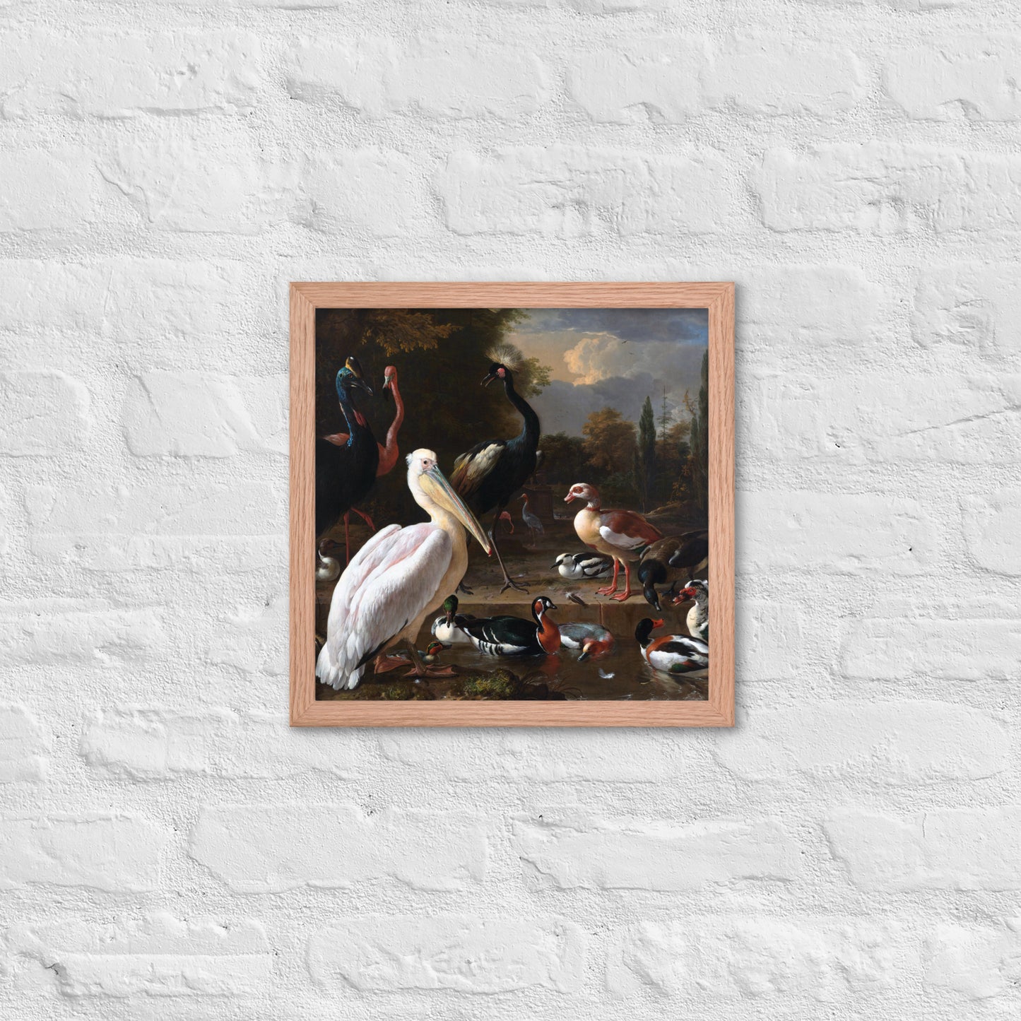 The Floating Feather by Melchior d' Hondecoeter