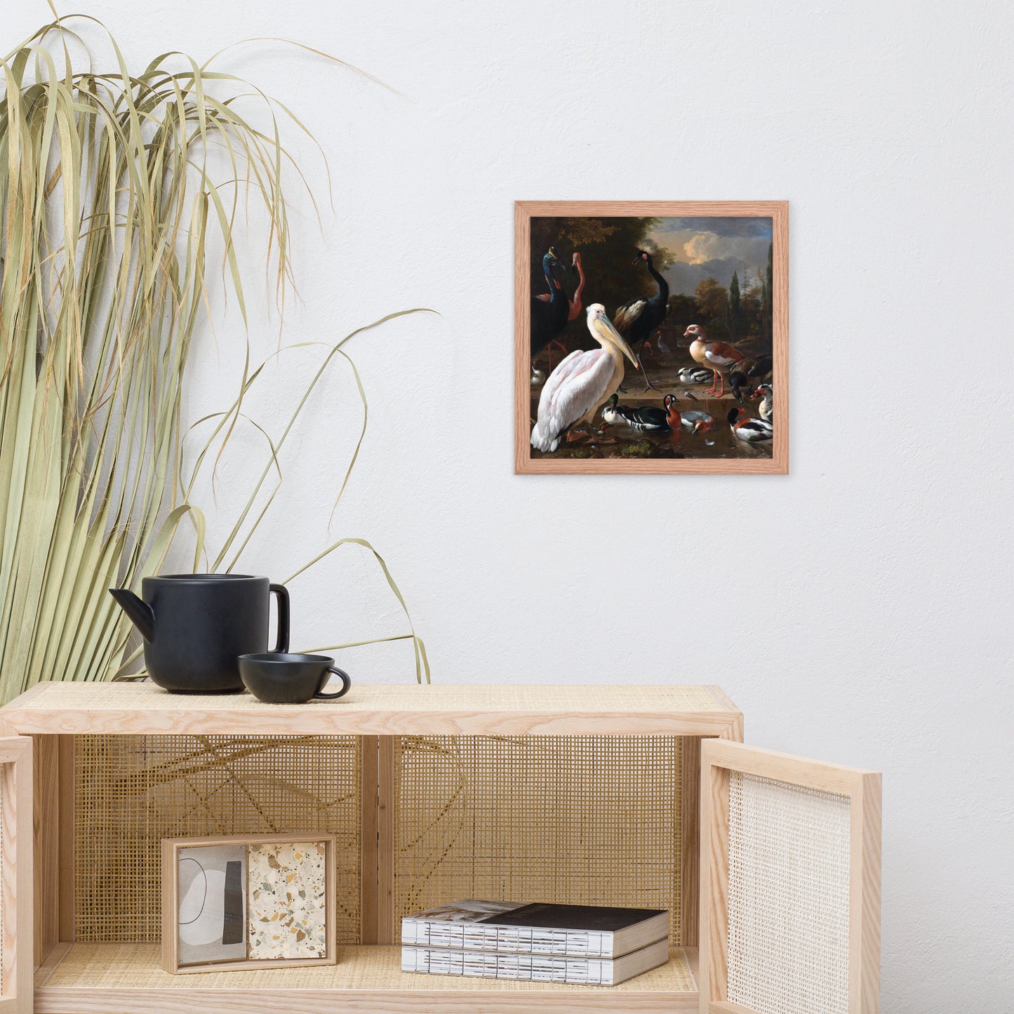 The Floating Feather by Melchior d' Hondecoeter