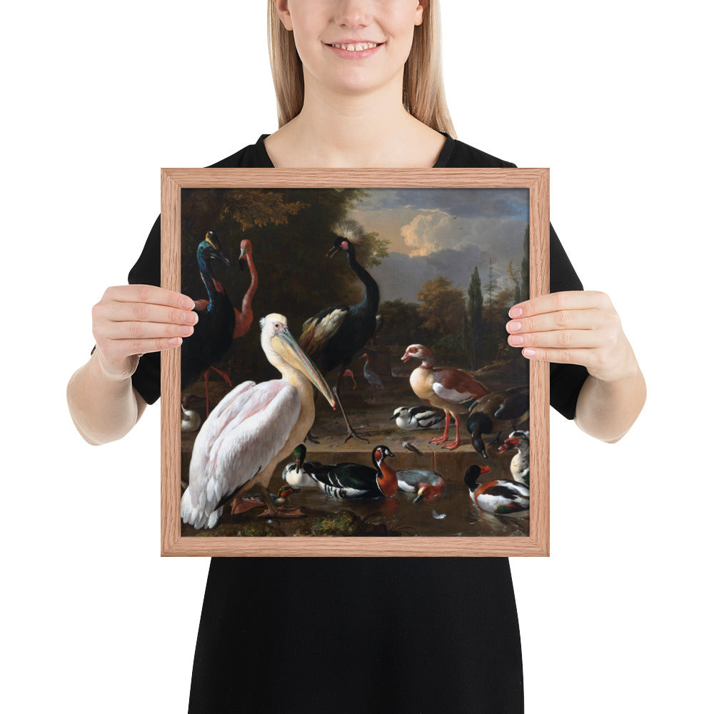 The Floating Feather by Melchior d' Hondecoeter