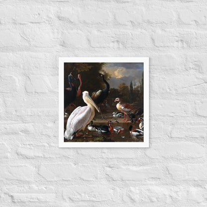 The Floating Feather by Melchior d' Hondecoeter