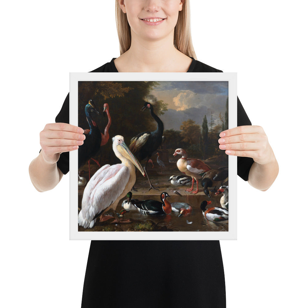 The Floating Feather by Melchior d' Hondecoeter