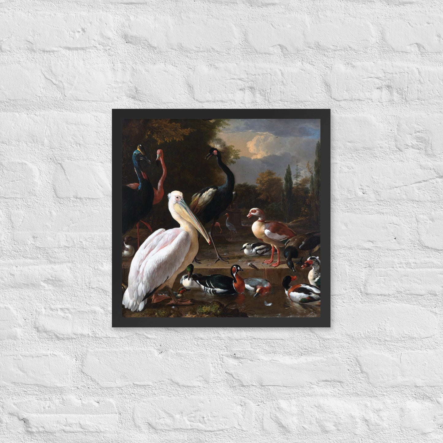 The Floating Feather by Melchior d' Hondecoeter