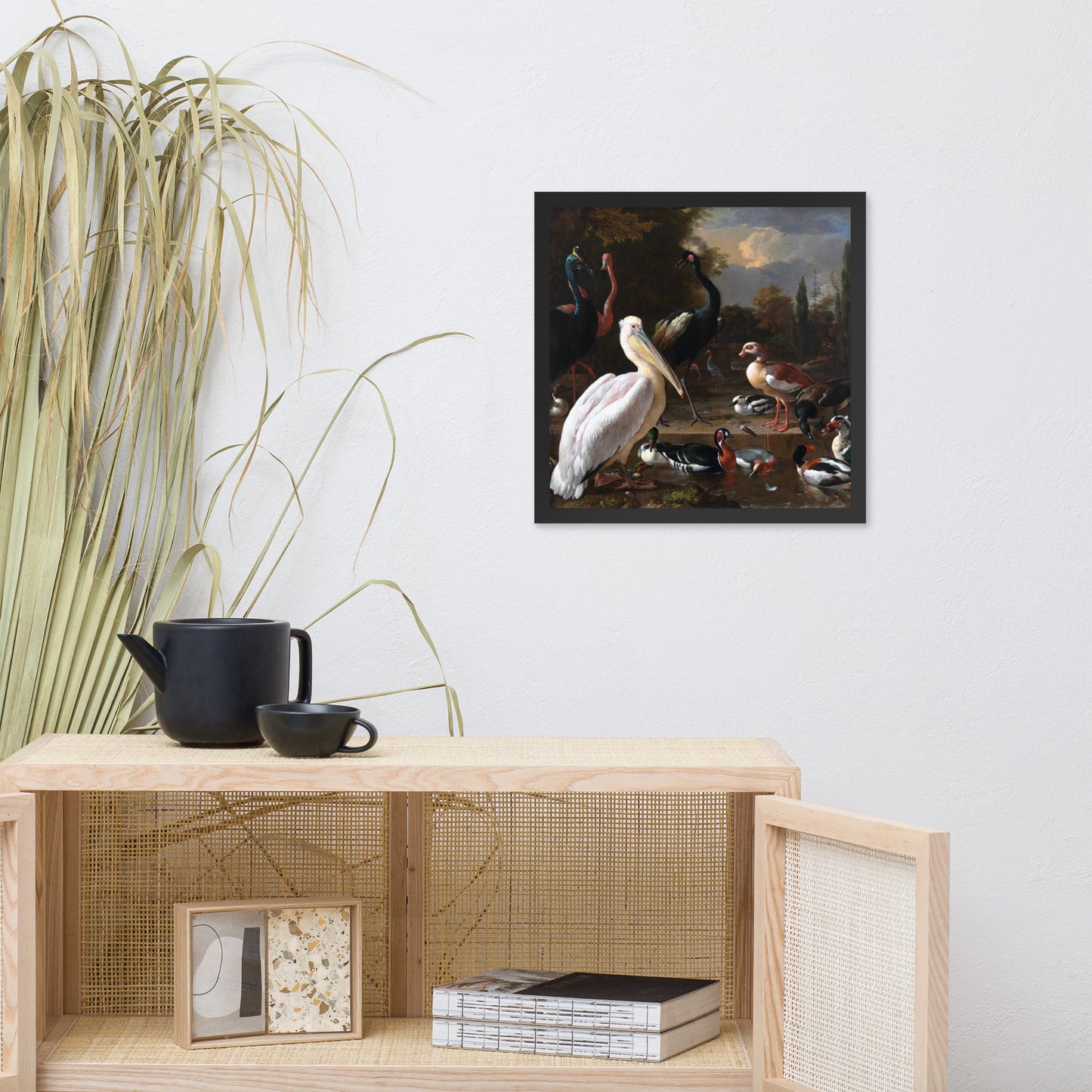 The Floating Feather by Melchior d' Hondecoeter