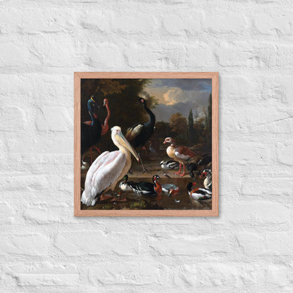 The Floating Feather by Melchior d' Hondecoeter