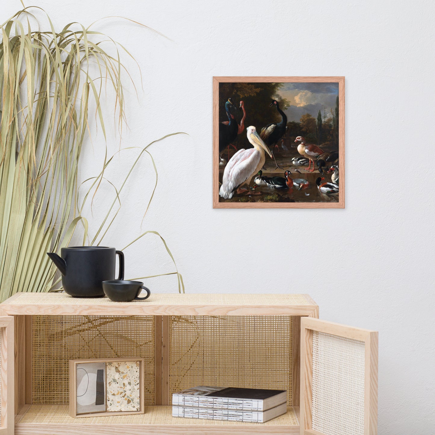 The Floating Feather by Melchior d' Hondecoeter