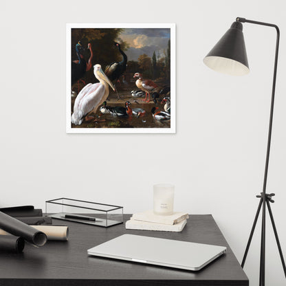 The Floating Feather by Melchior d' Hondecoeter