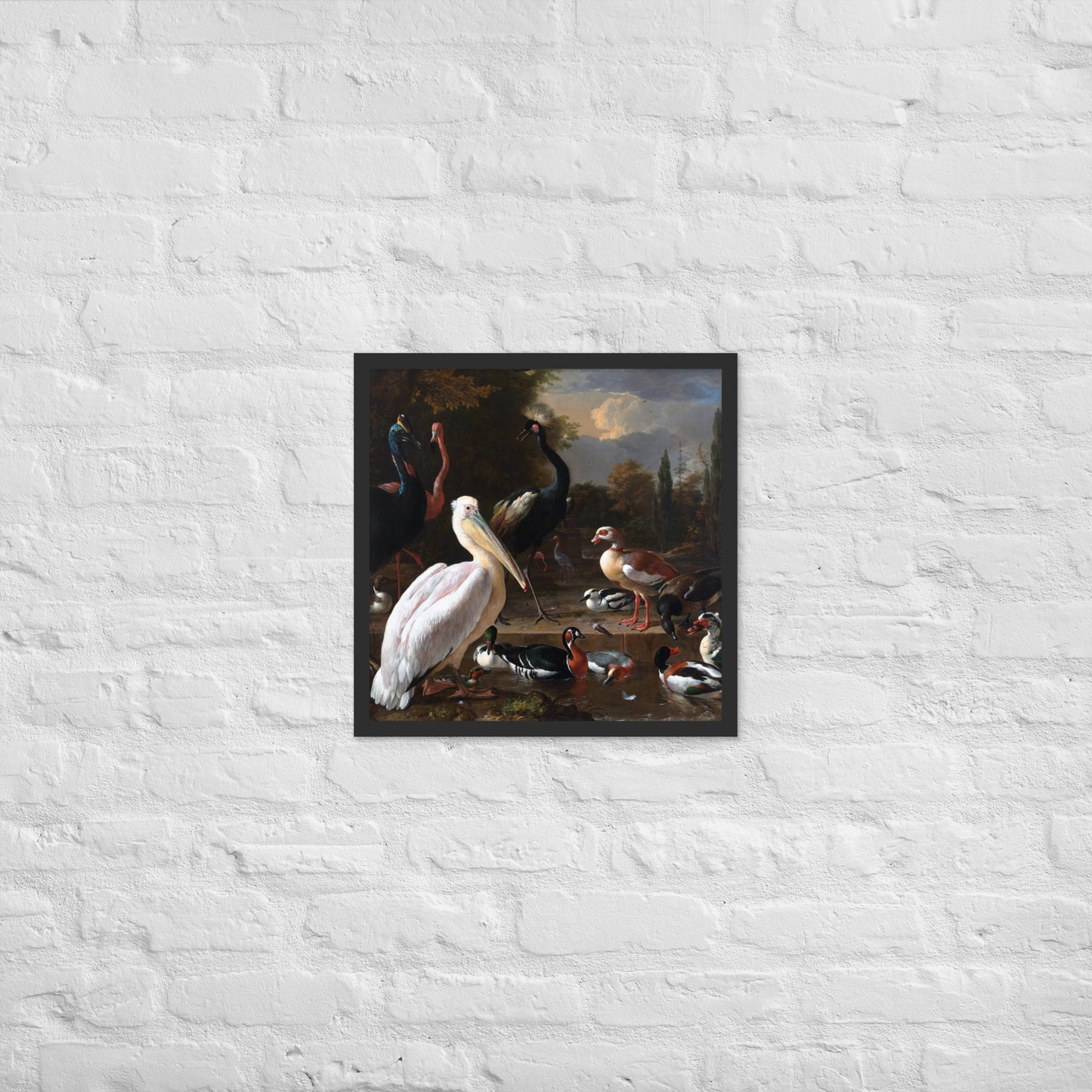 The Floating Feather by Melchior d' Hondecoeter