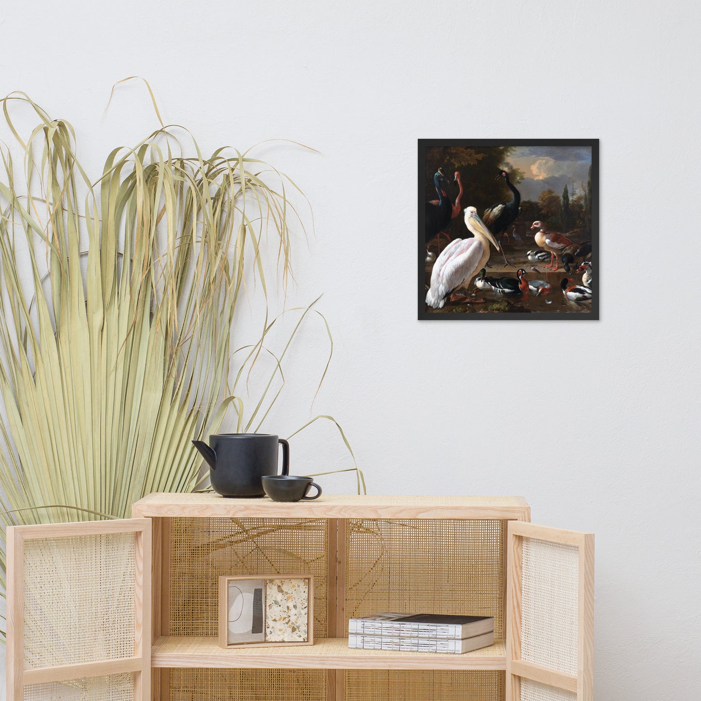 The Floating Feather by Melchior d' Hondecoeter