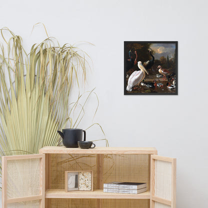 The Floating Feather by Melchior d' Hondecoeter