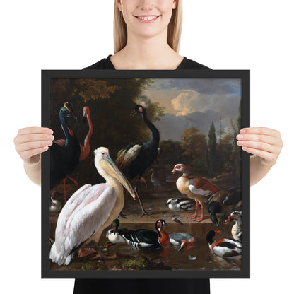 The Floating Feather by Melchior d' Hondecoeter