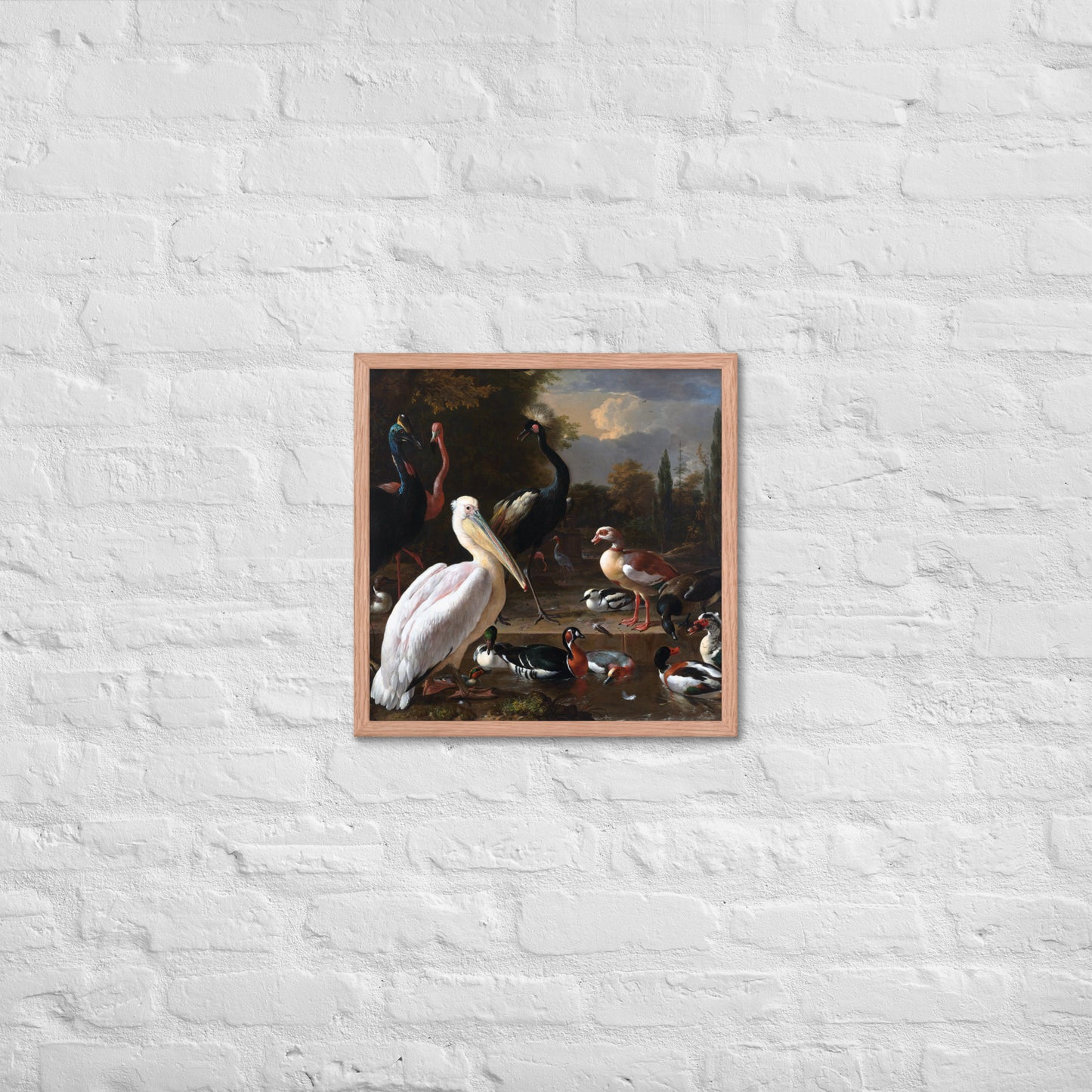 The Floating Feather by Melchior d' Hondecoeter