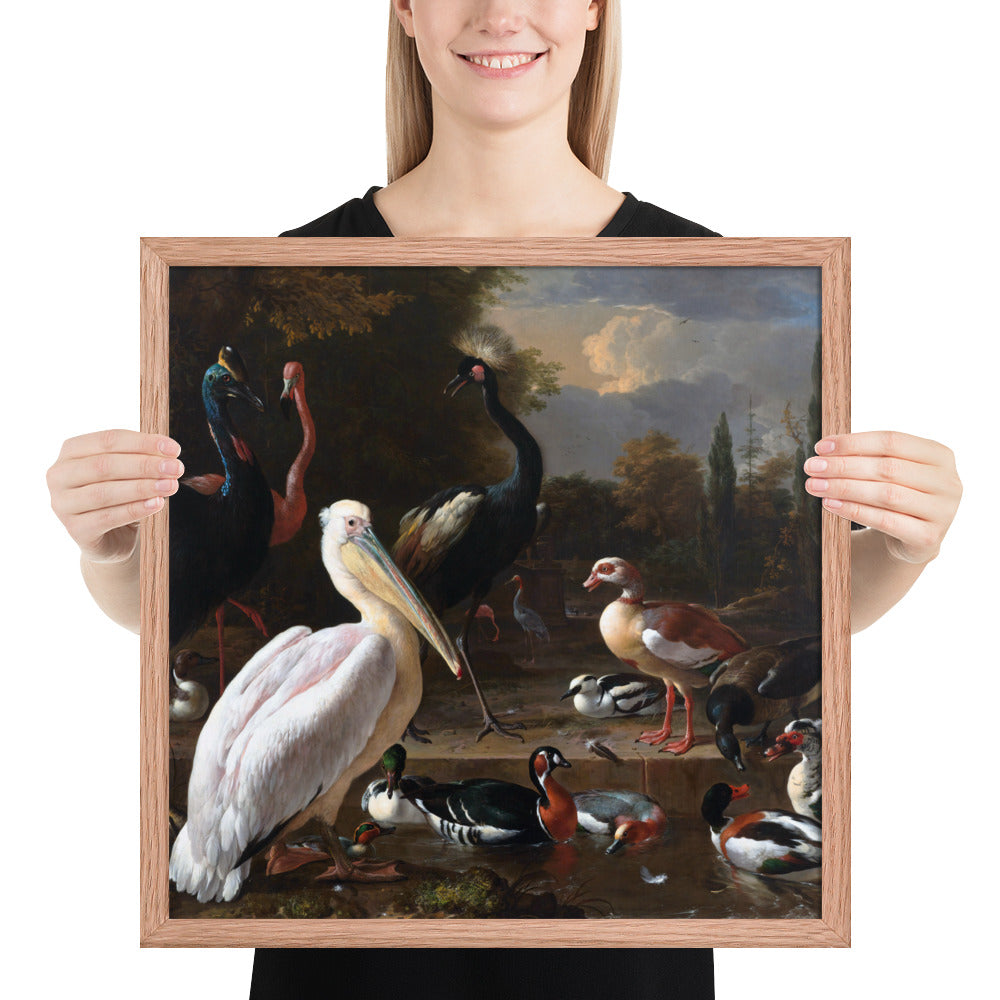 The Floating Feather by Melchior d' Hondecoeter