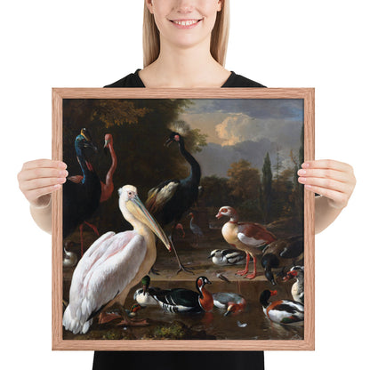 The Floating Feather by Melchior d' Hondecoeter