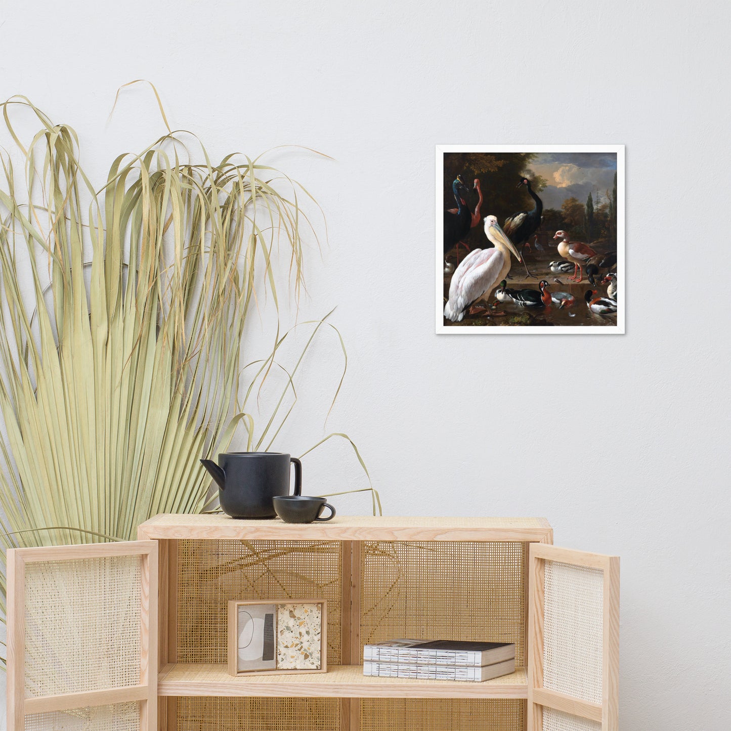 The Floating Feather by Melchior d' Hondecoeter