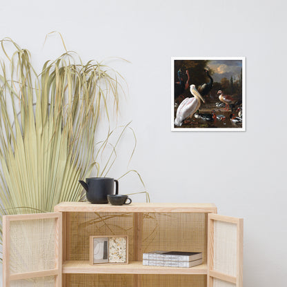 The Floating Feather by Melchior d' Hondecoeter