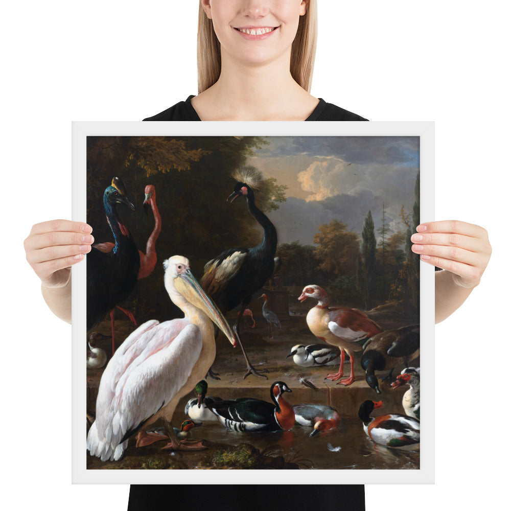 The Floating Feather by Melchior d' Hondecoeter