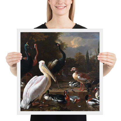 The Floating Feather by Melchior d' Hondecoeter