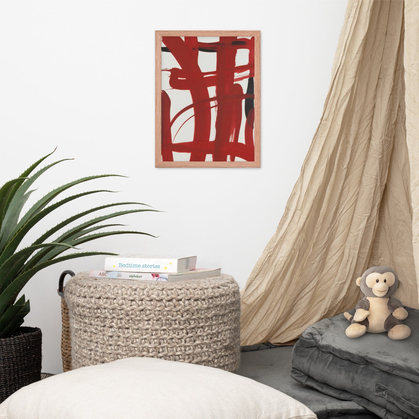 Flow – Abstract Brushstroke Expression