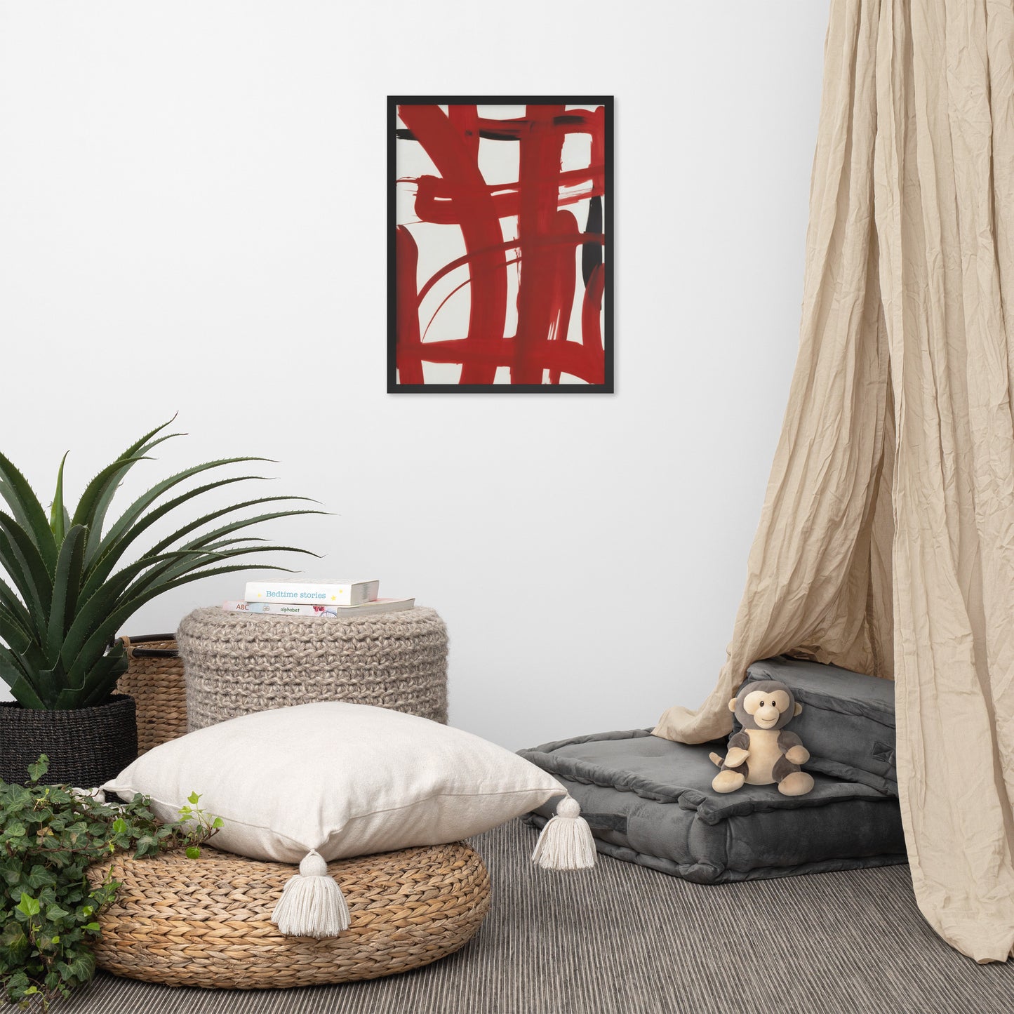 Flow – Abstract Brushstroke Expression