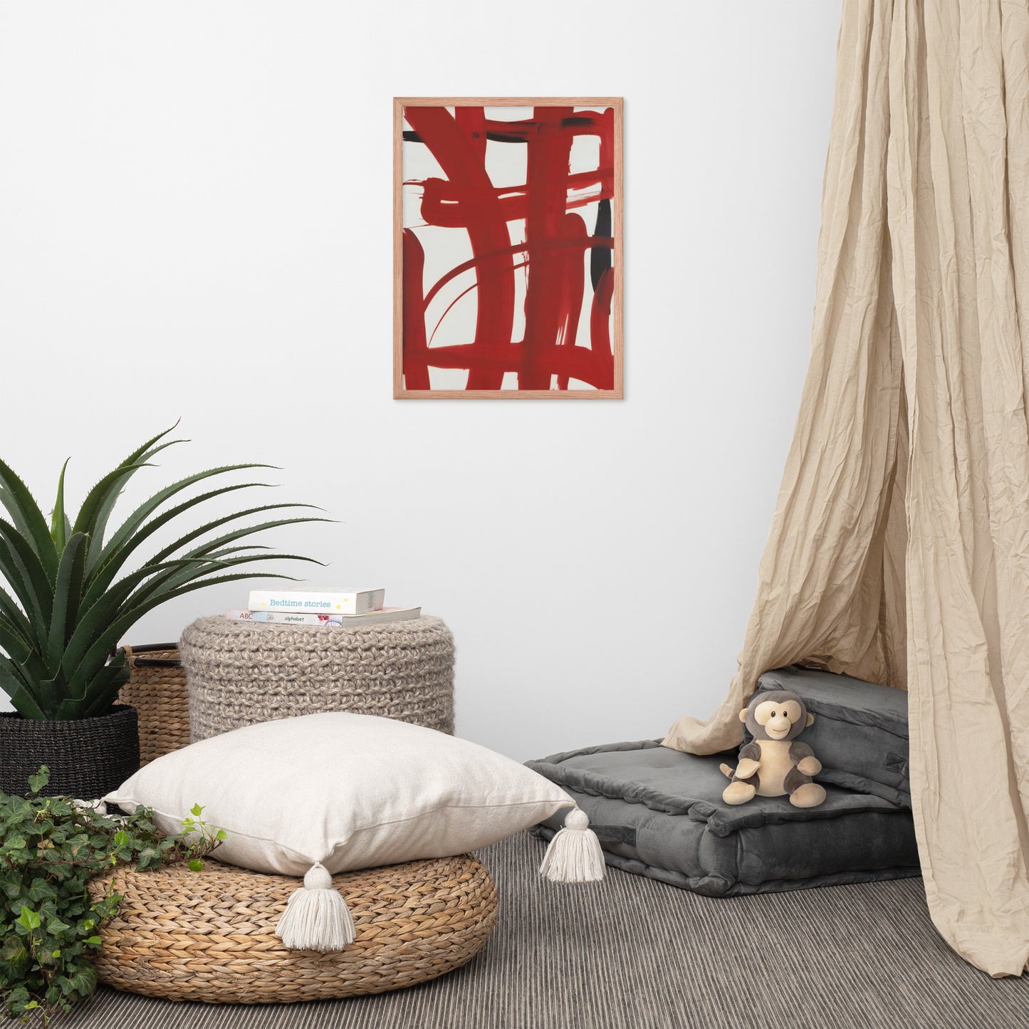 Flow – Abstract Brushstroke Expression