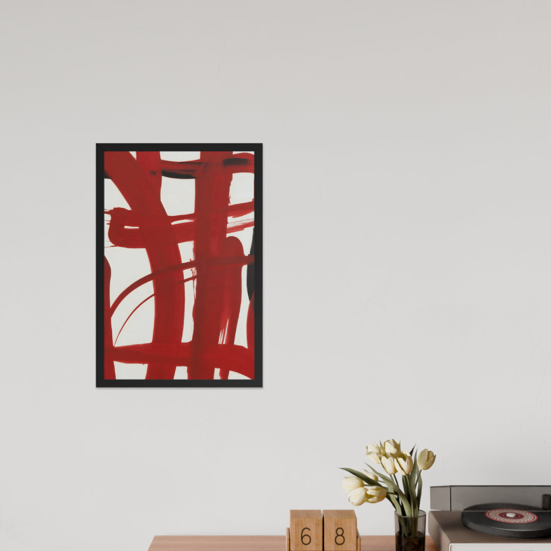 Flow – Abstract Brushstroke Expression