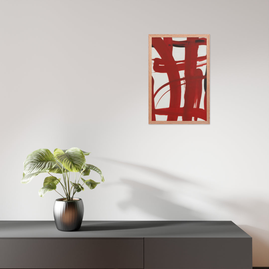 Flow – Abstract Brushstroke Expression