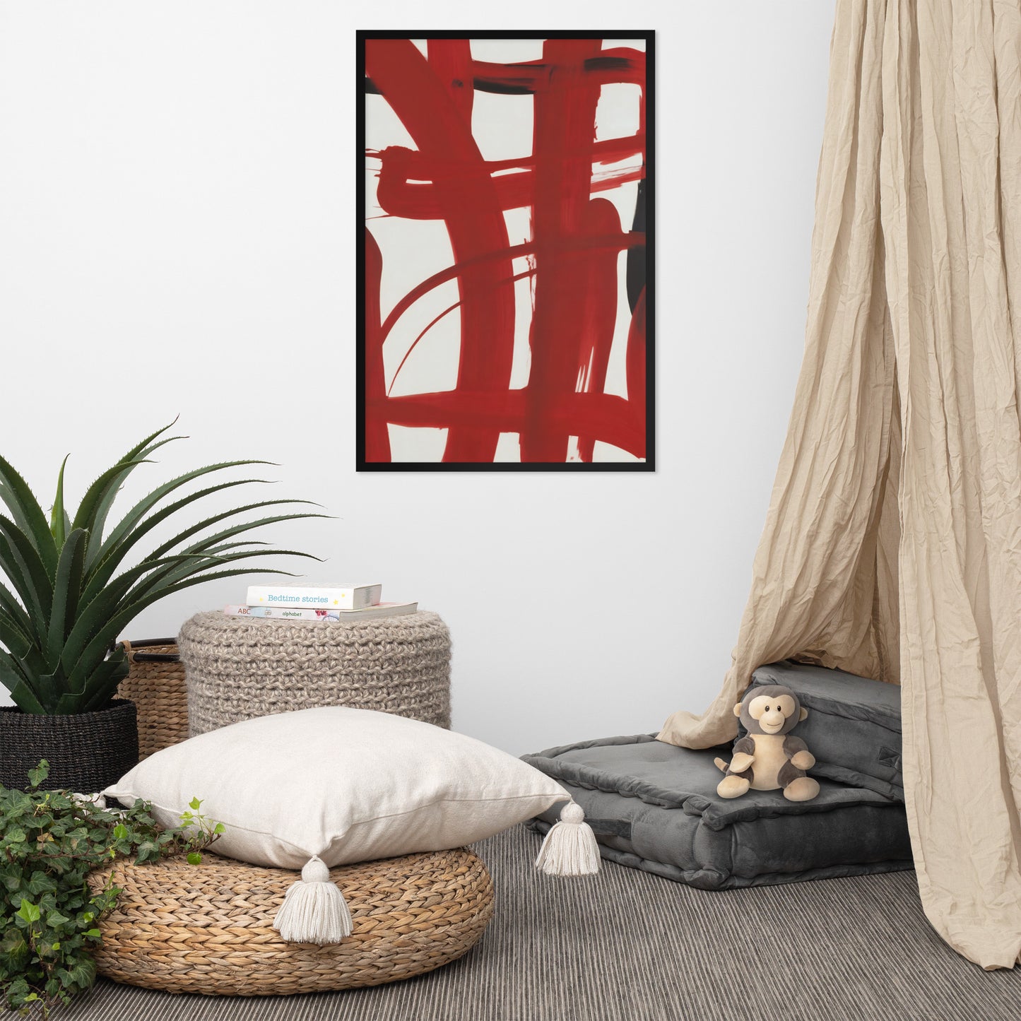 Flow – Abstract Brushstroke Expression