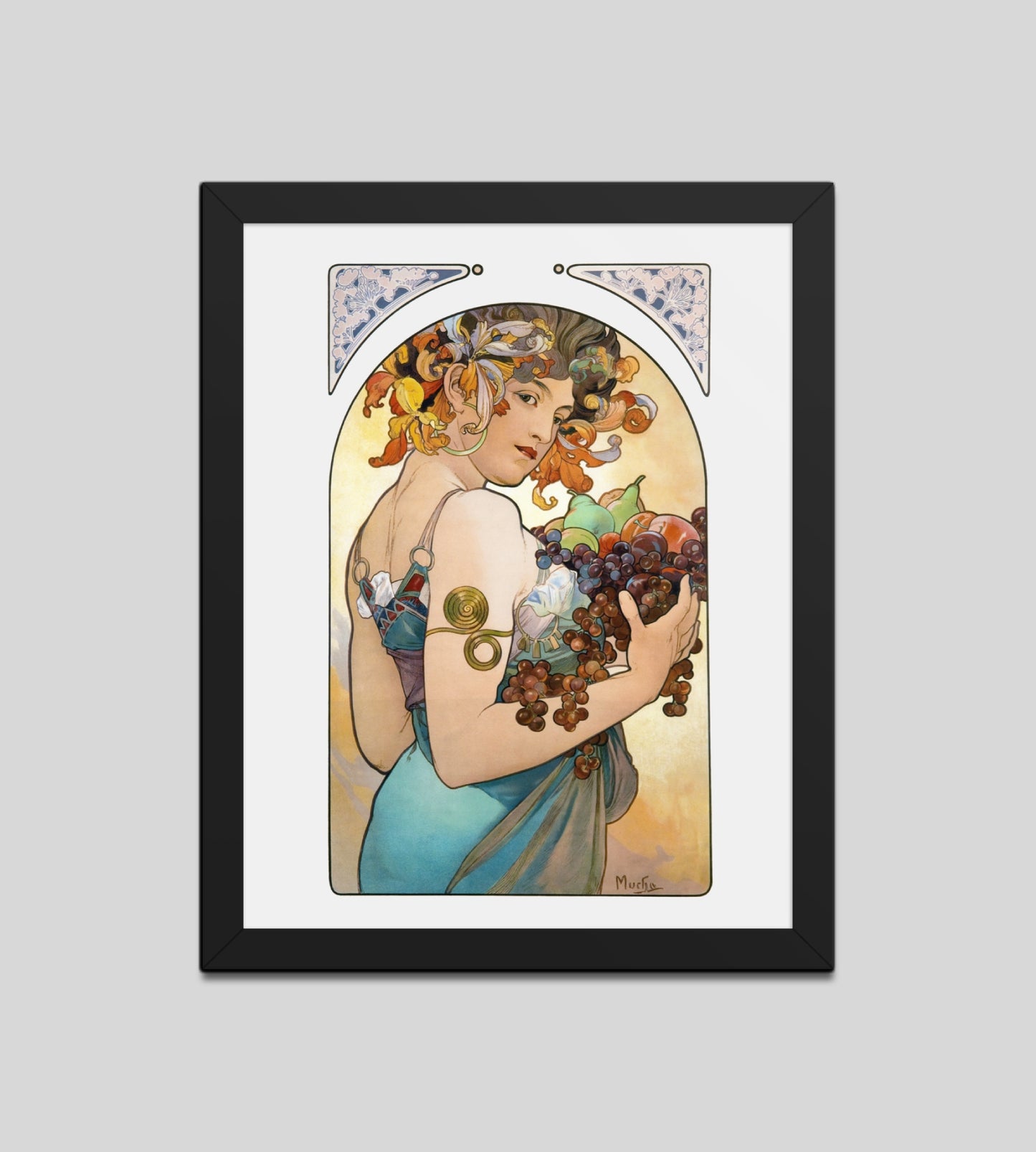 Fruit by Alphonse Maria Mucha