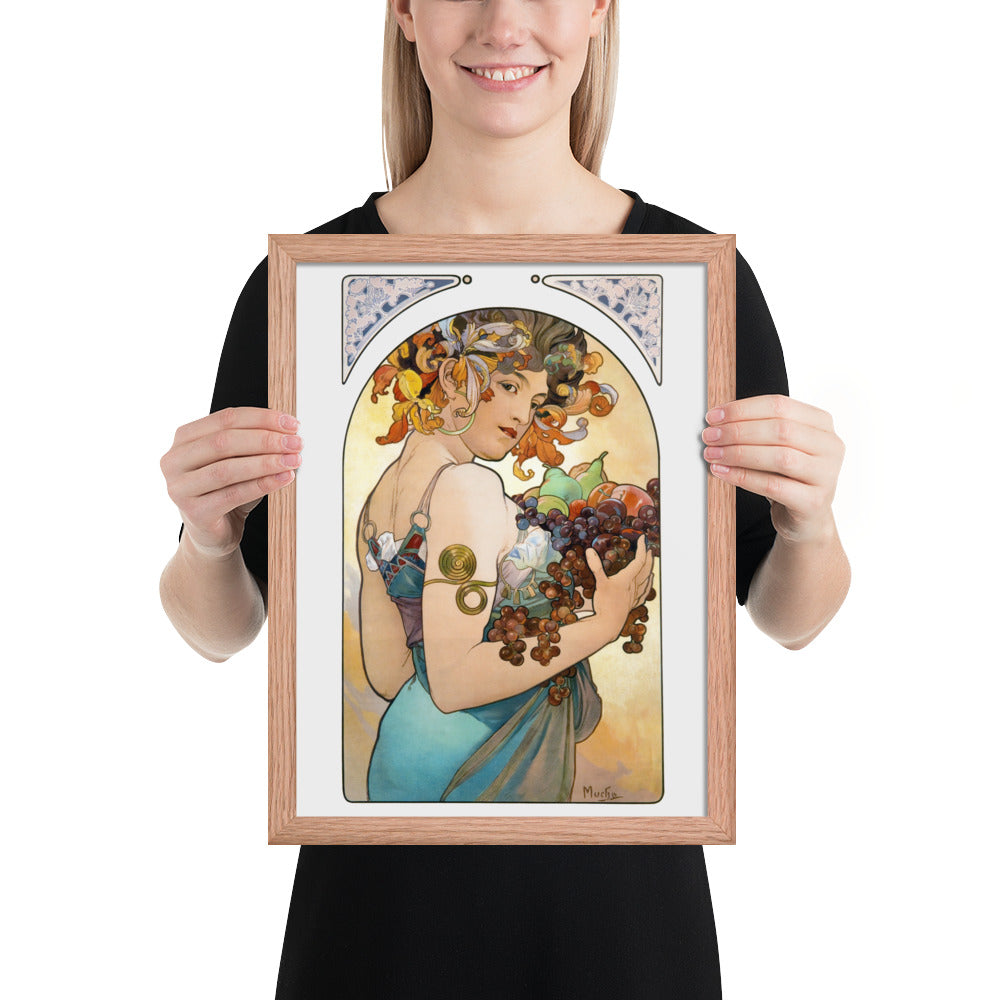 Fruit by Alphonse Maria Mucha
