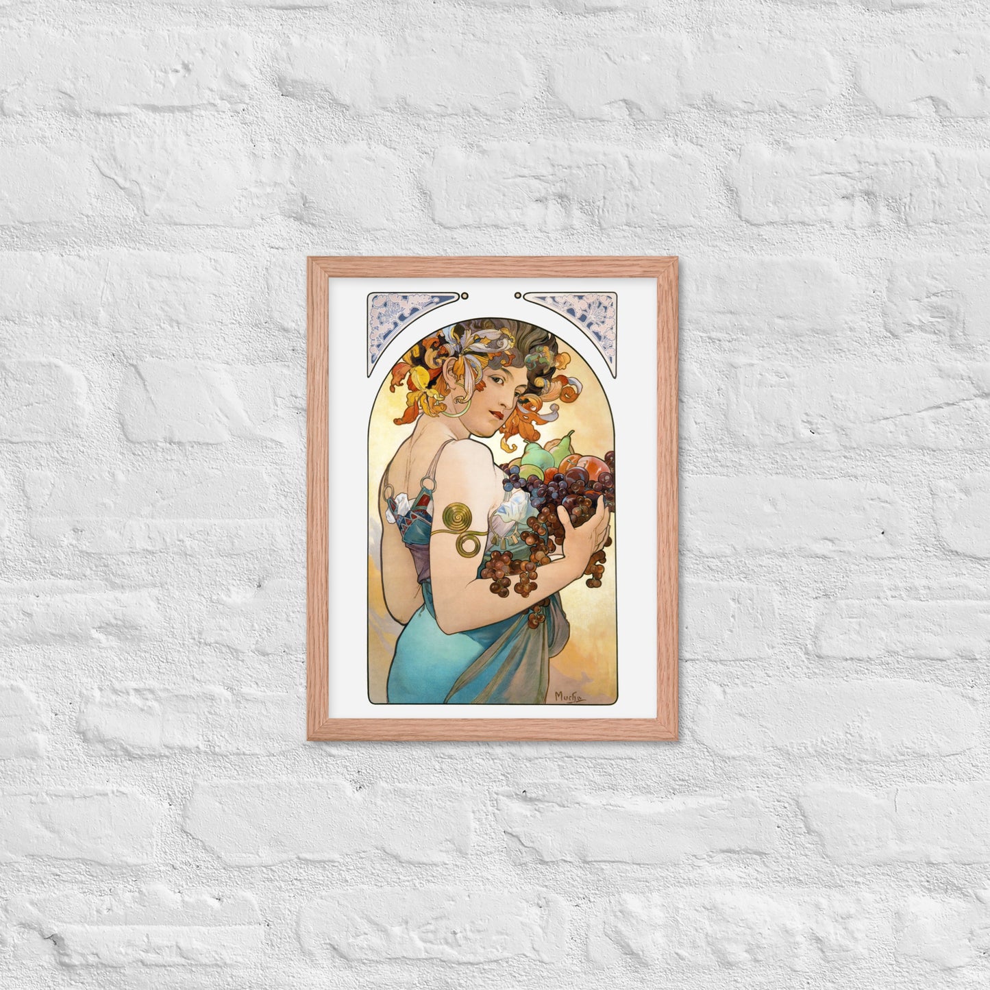 Fruit by Alphonse Maria Mucha