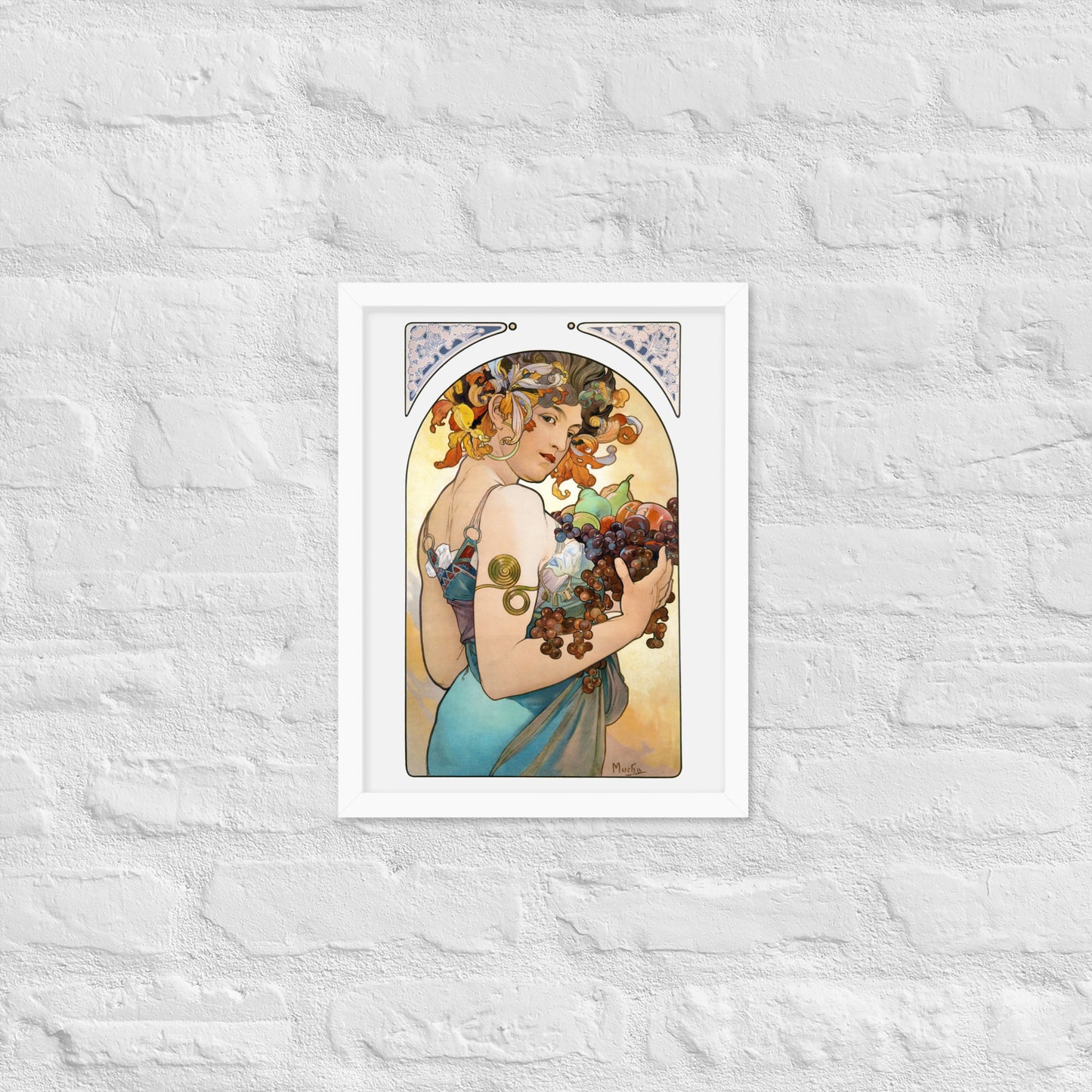 Fruit by Alphonse Maria Mucha