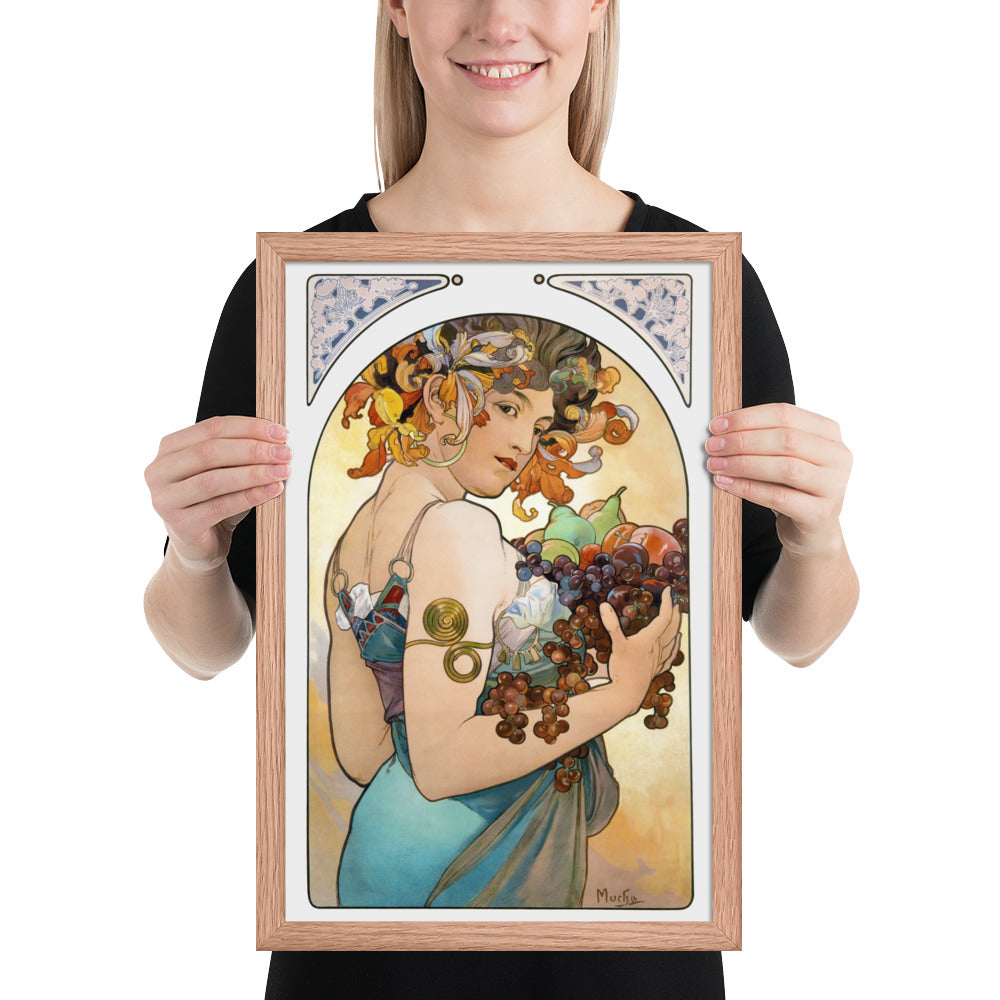 Fruit by Alphonse Maria Mucha