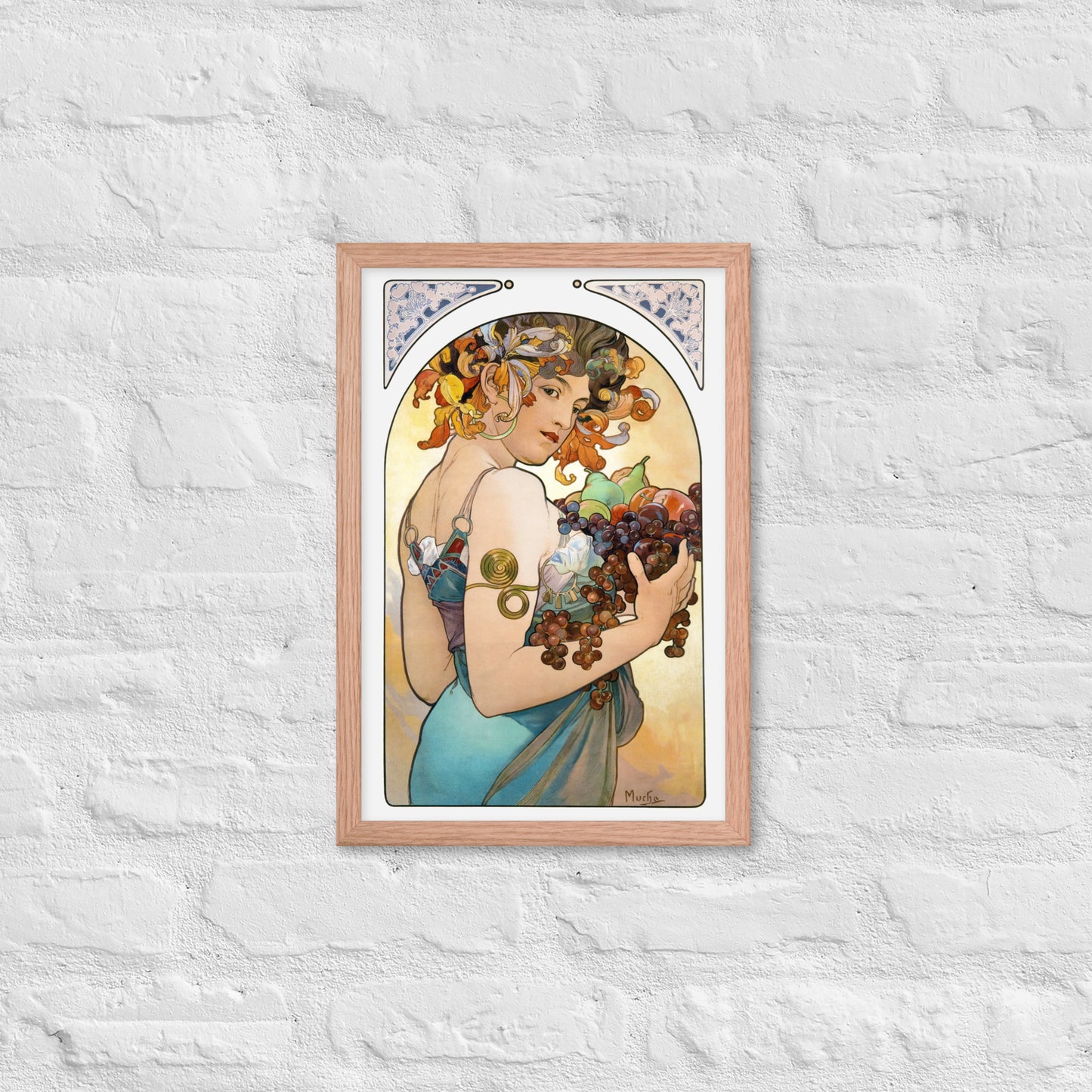 Fruit by Alphonse Maria Mucha