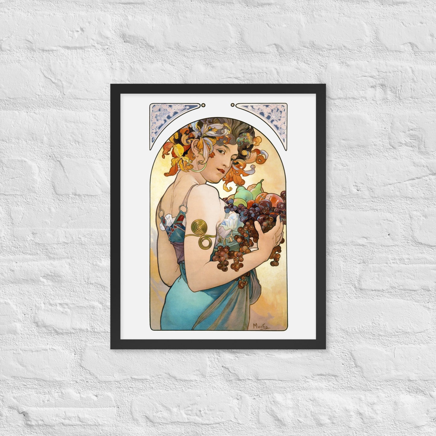 Fruit by Alphonse Maria Mucha