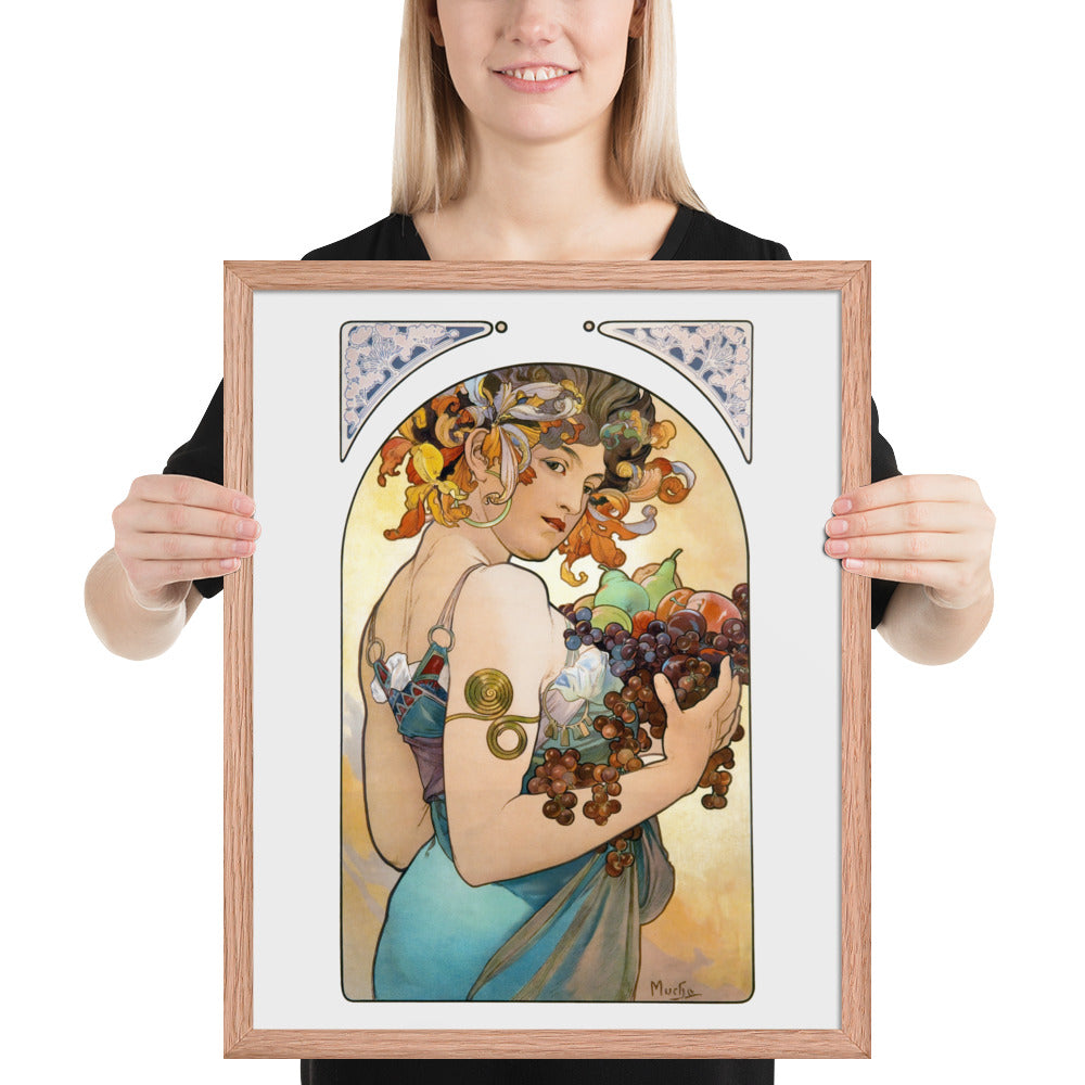 Fruit by Alphonse Maria Mucha